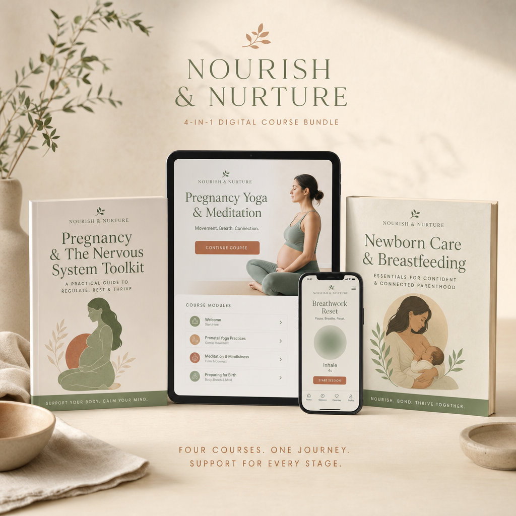 The Calm Mother Bundle™ — Mind, Body & Baby Companion
