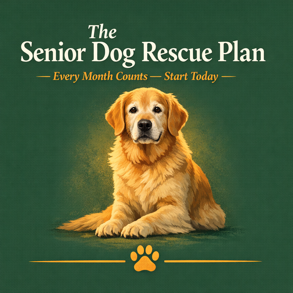 THE SENIOR DOG RESCUE PLAN
