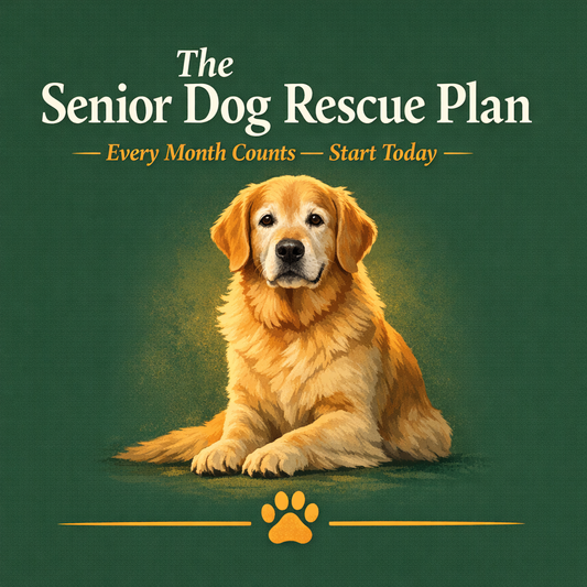 THE SENIOR DOG RESCUE PLAN